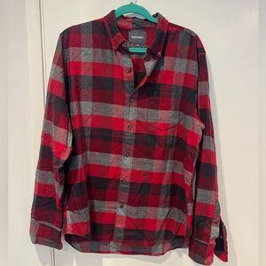 Bonobos Red and Black Casual Button Down Shirt